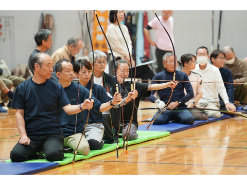 一人でも家族でも楽しめる　初めての弓矢　四半的体験会