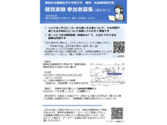 ヘッドホンやスピーカーからの語音の聞き取り実験