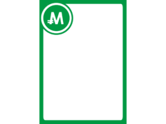 モナカードフレーム１－緑