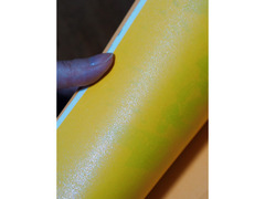 もふもふの黄色い本に箔押し