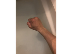 お風呂で前腕トレ